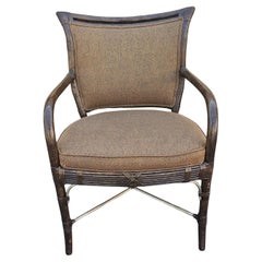 Ferguson Copeland Tortoise & Silver Leaf Upholstered Brighton Armchair
