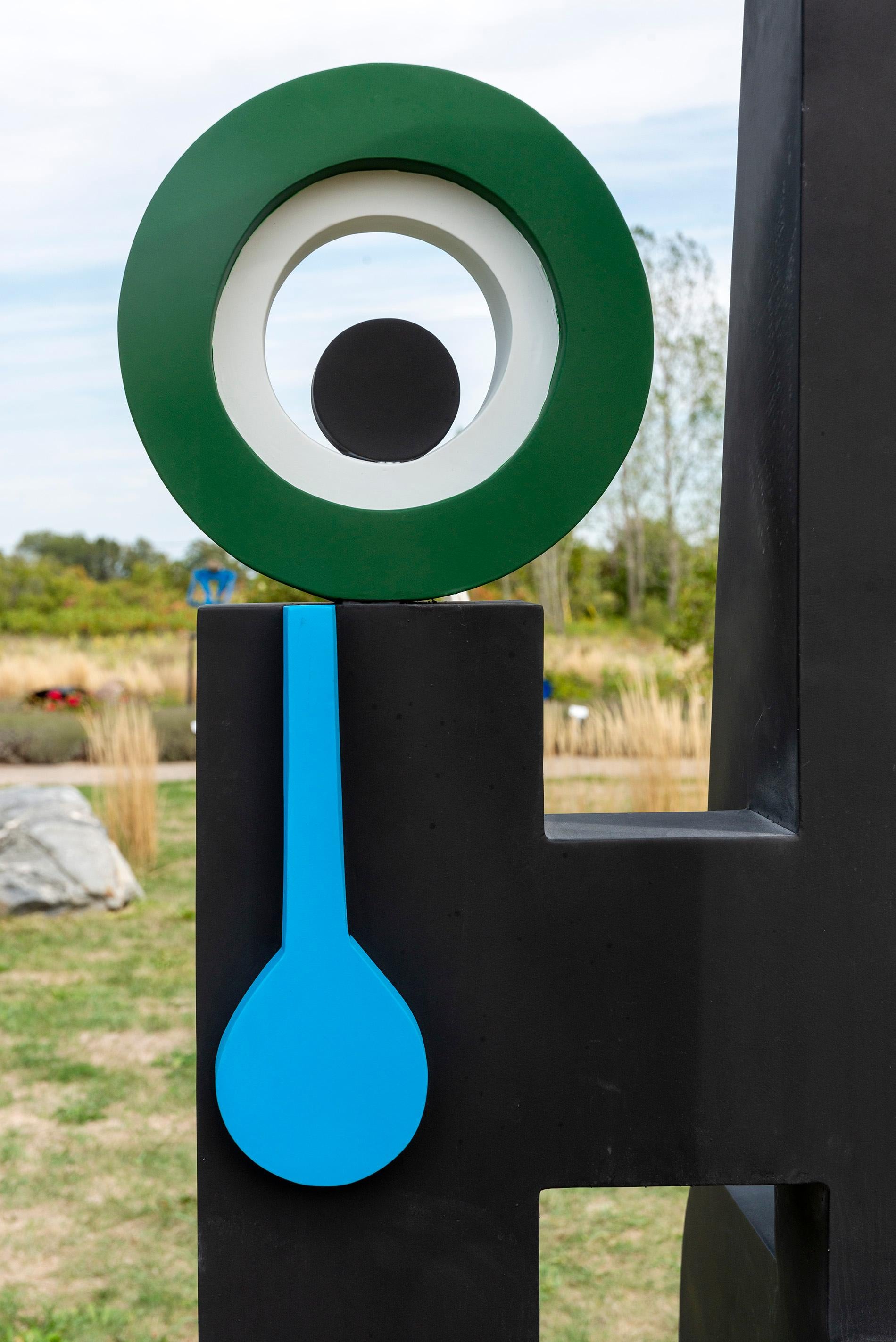 Mother Continent - scultura astratta, contemporanea, in acciaio inox per esterni in vendita 5