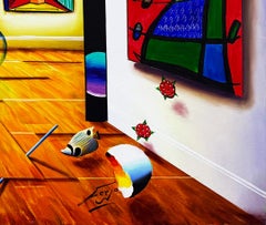 Grand Collection, Huge Original Painting on Canvas, Hand Signed, Picasso Miro