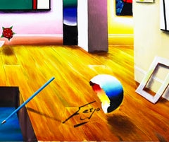 Homage to Mondrian (large original painting on canvas)