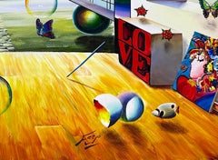 Homage to Pop Art (huge original painting on canvas)