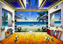 Hommage au Pop Art (immense peinture originale sur toile)