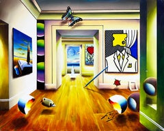 Majestic Hallway (large original painting on canvas)