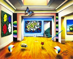 Pop Art Collection (großes Originalgemälde auf Leinwand)