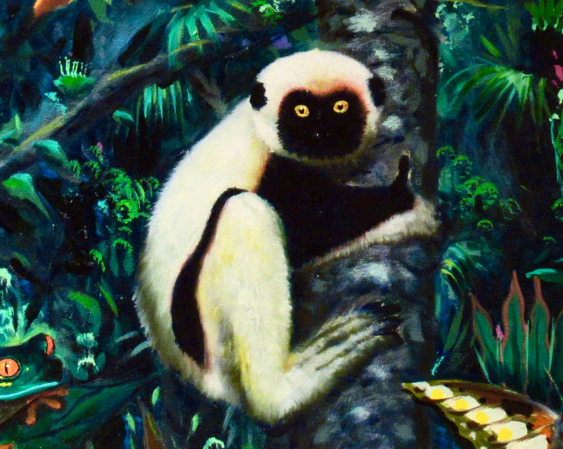 Selva tropical - Animal Painting Negro de Ferjo, Fernando de Jesus Oliveira