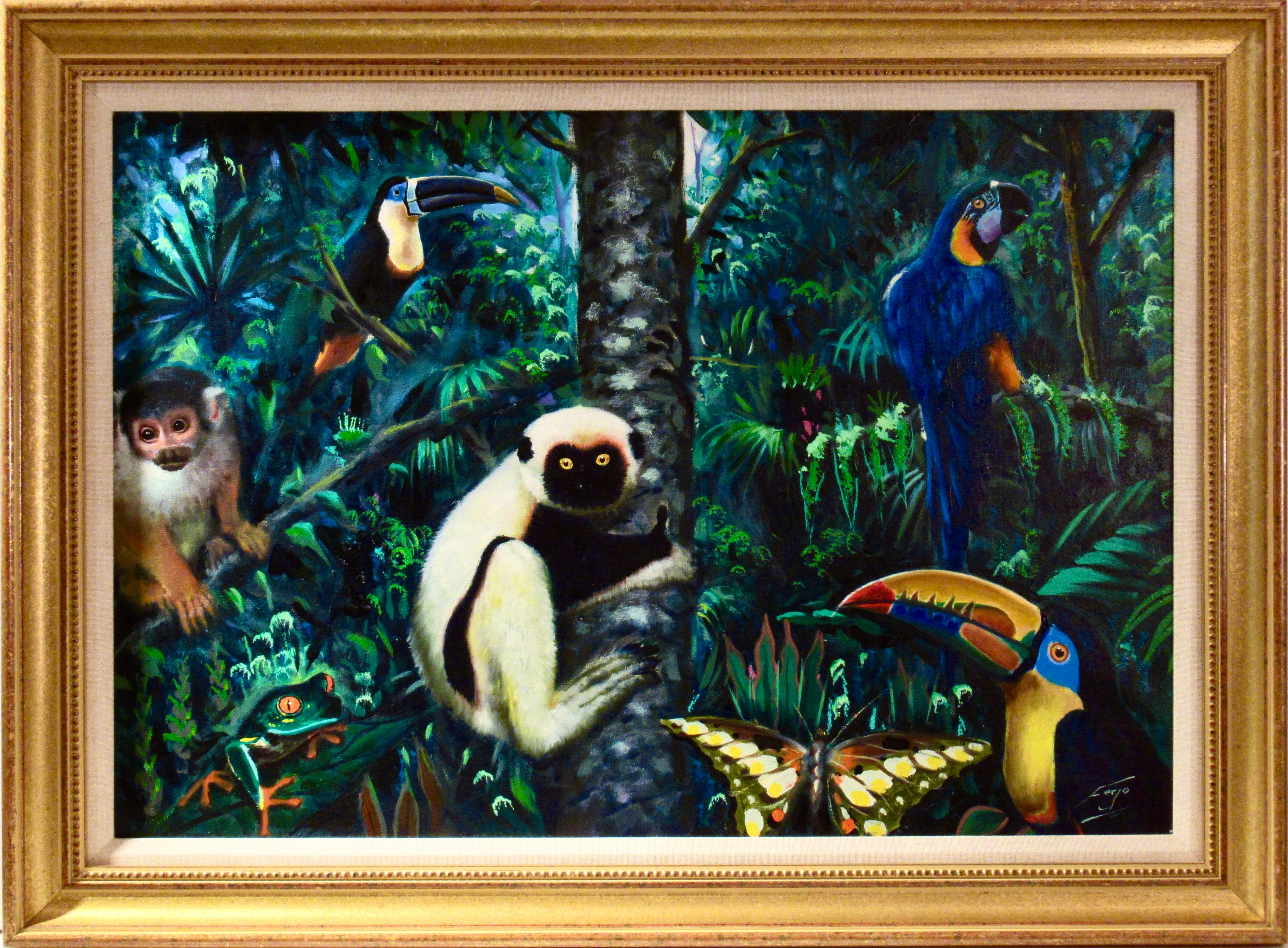Animal Painting de Ferjo, Fernando de Jesus Oliveira - Selva tropical