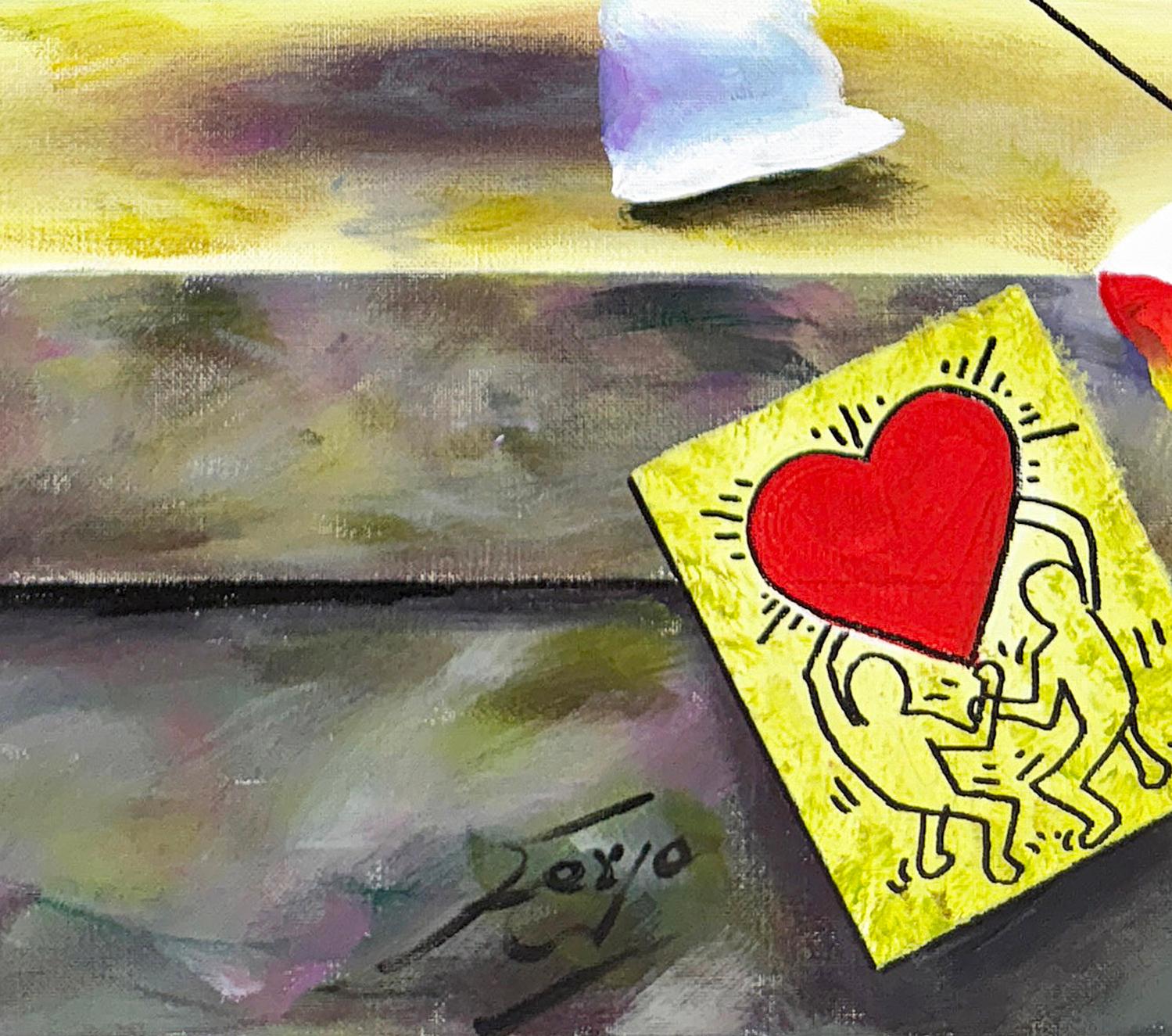 Surrealistischer Blick (großes Originalgemälde auf Leinwand) – Painting von Ferjo, Fernando de Jesus Oliveira