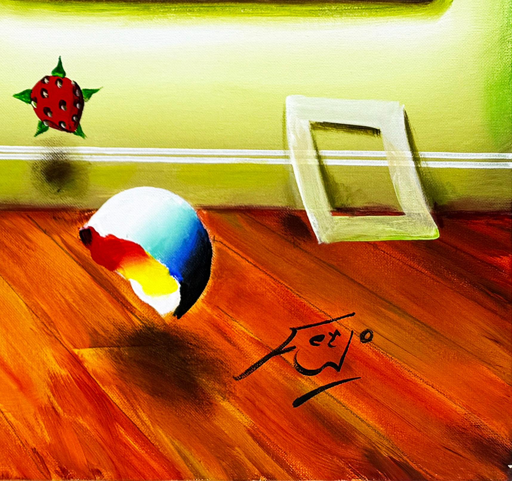 Walkway to Infinity (großes Originalgemälde auf Leinwand) – Painting von Ferjo, Fernando de Jesus Oliveira