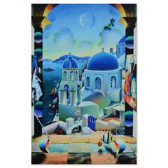 "Cruising to Santorini" Limited Edition on Gallery Wrapped Canvas