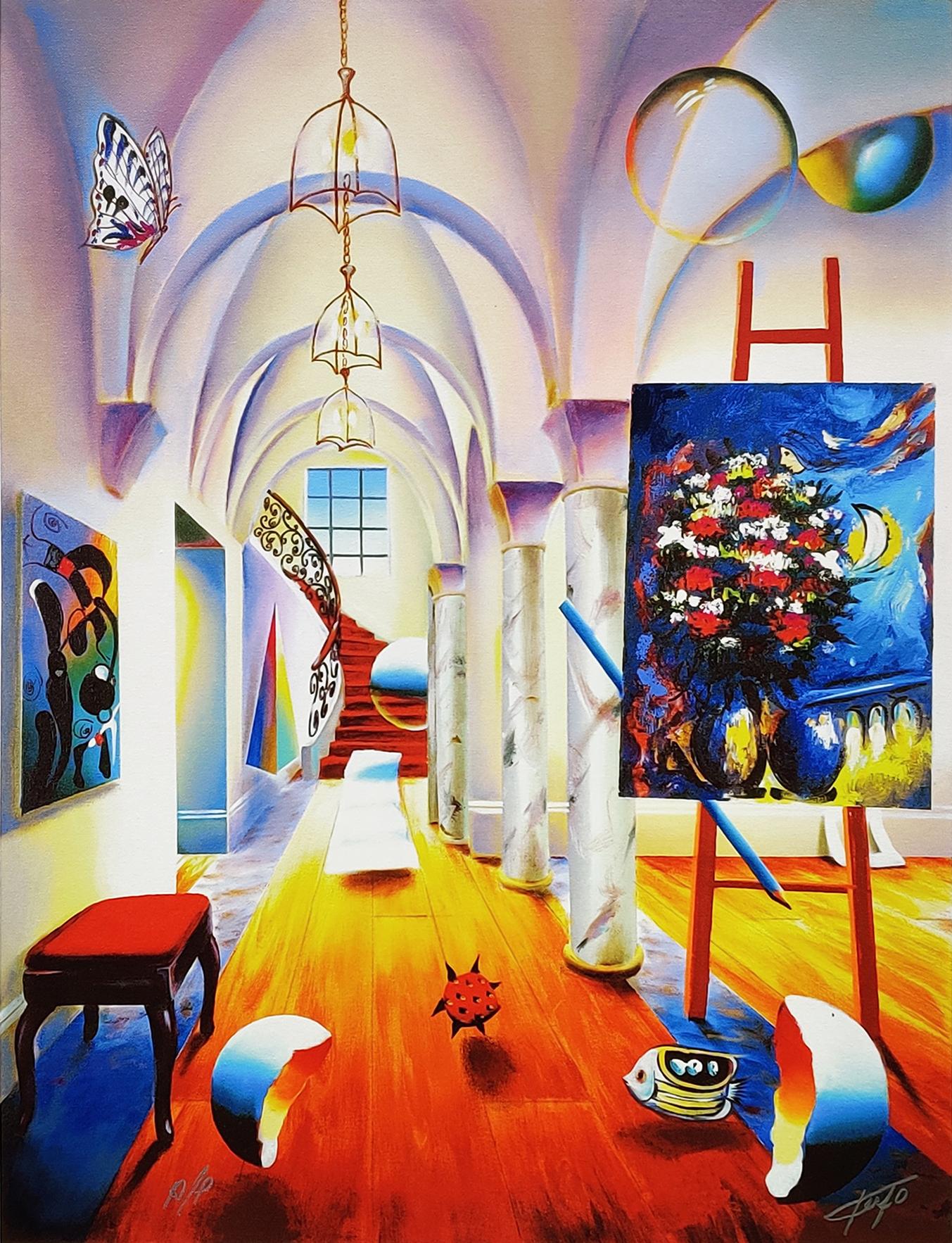 COLONNES IMPÉRIALES (MIRO CHAGALL)