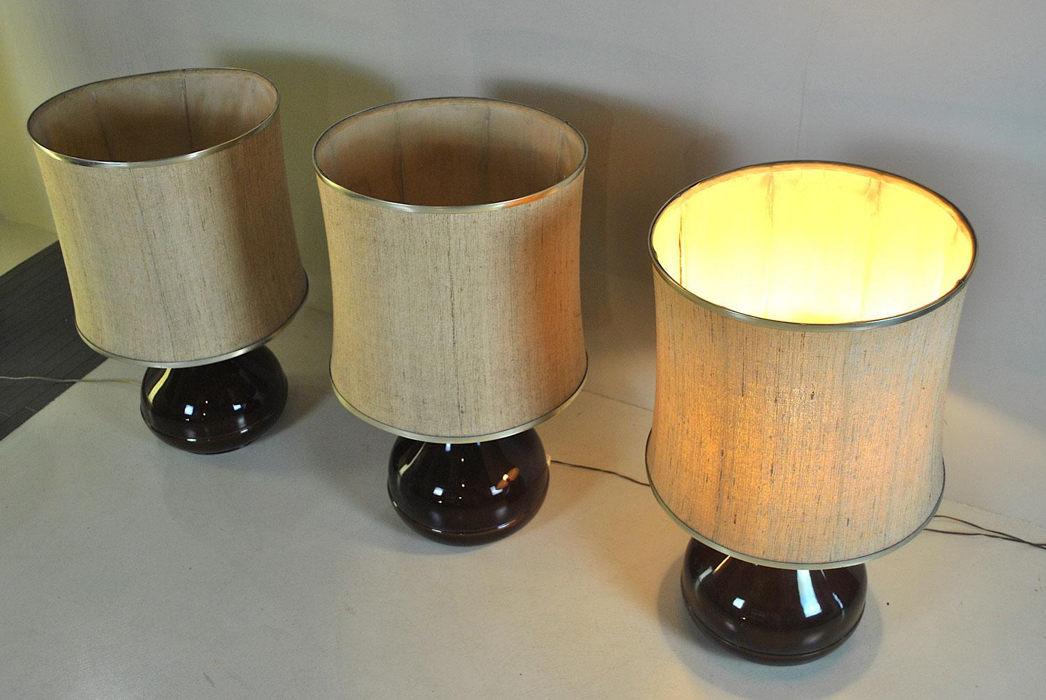 Mid-20th Century Ferlaro Ceramic Italian Midcentury Table Lamp