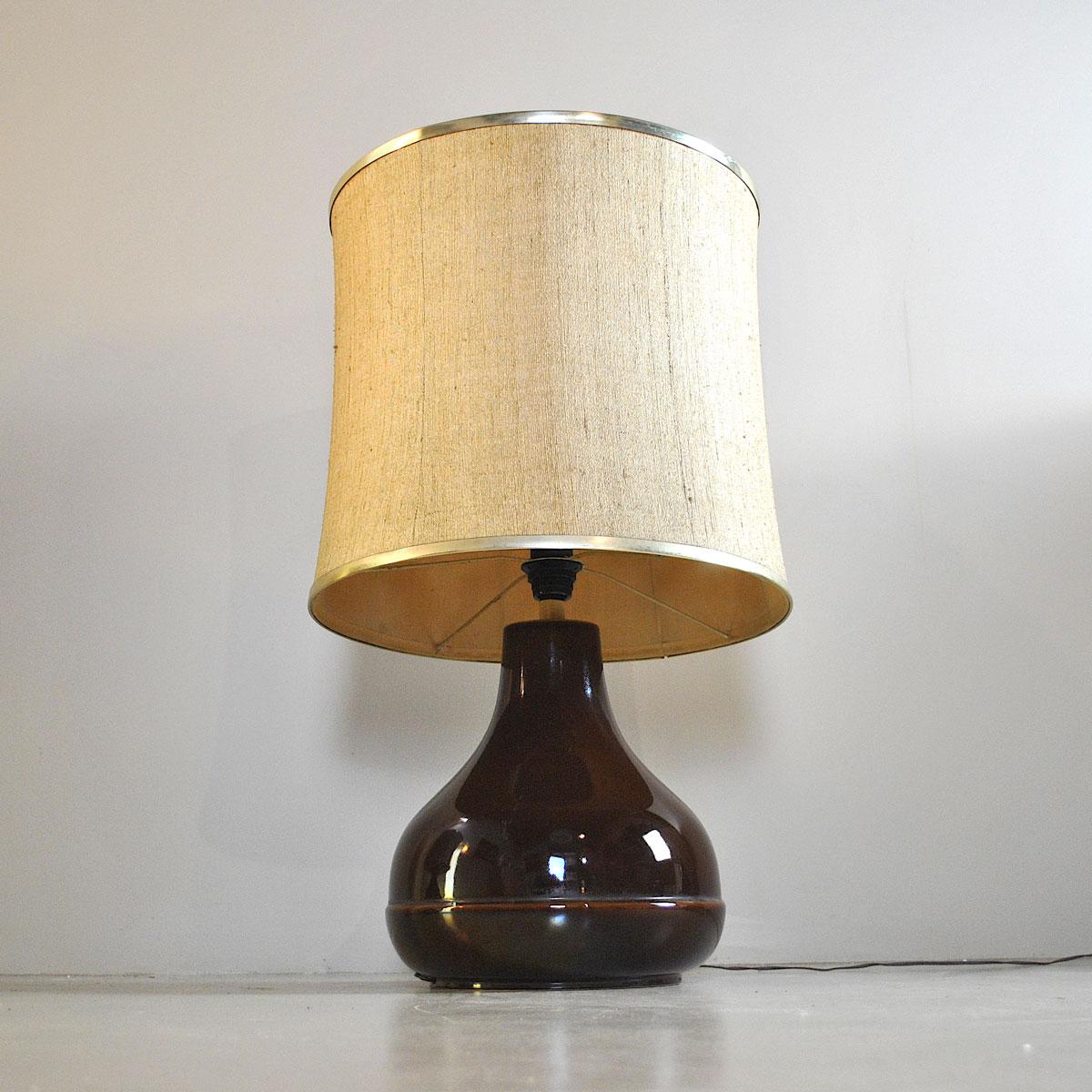 Ferlaro Ceramic Italian Midcentury Table Lamp For Sale 8