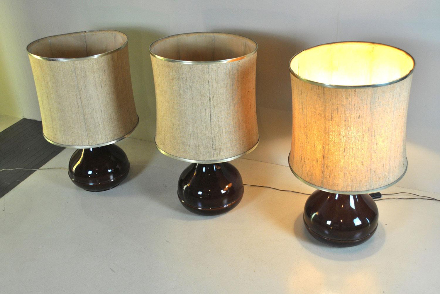 Ferlaro Ceramic Italian Midcentury Table Lamp For Sale 1