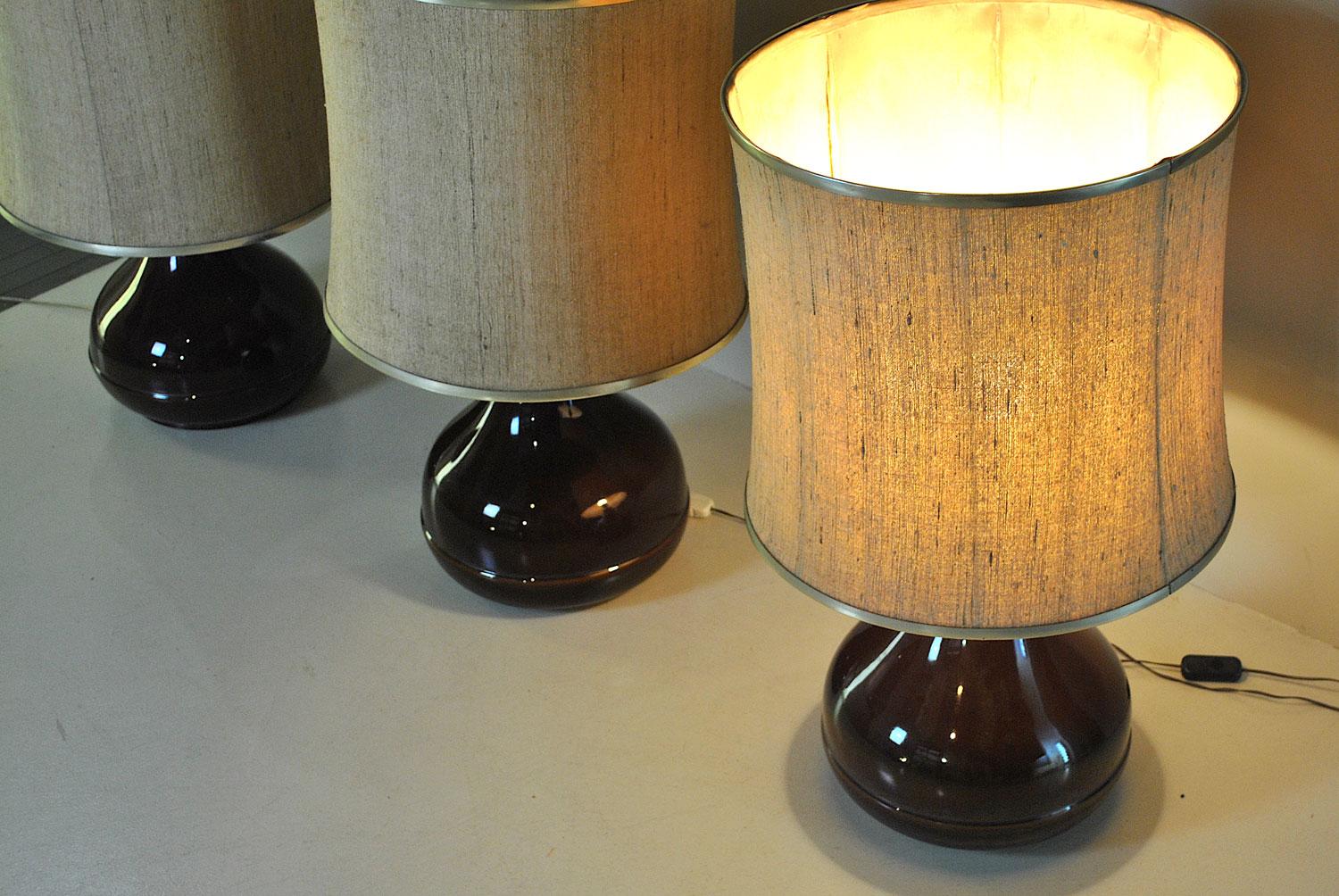 Ferlaro Ceramic Italian Midcentury Table Lamp For Sale 2