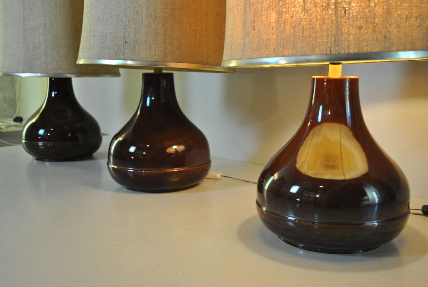 Ferlaro Ceramic Italian Midcentury Table Lamp For Sale 3