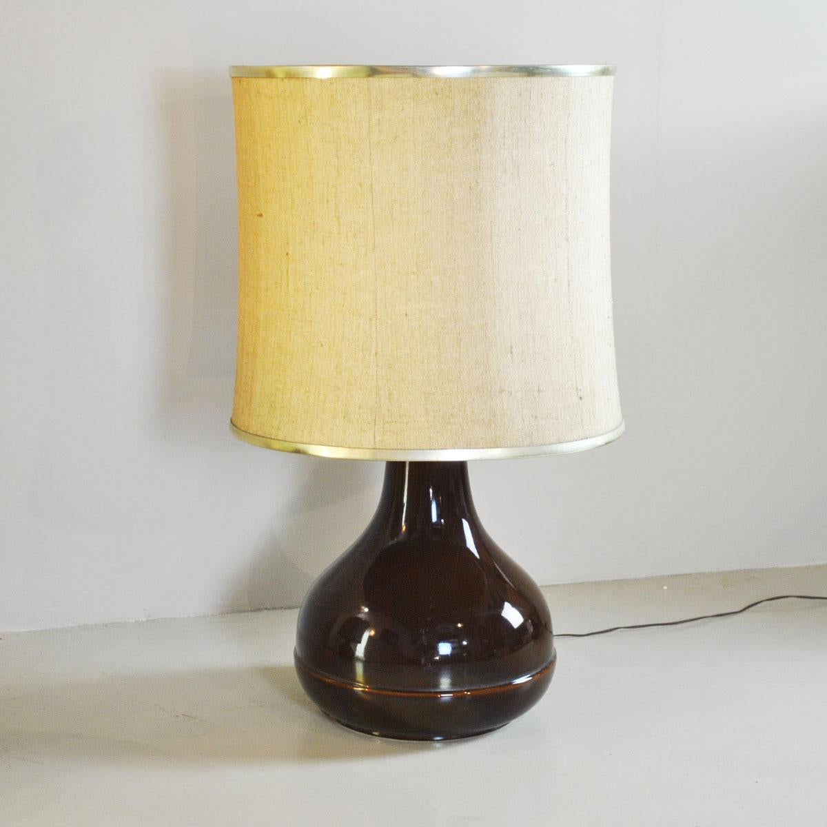 Ferlaro Ceramic Italian Midcentury Table Lamp For Sale 4