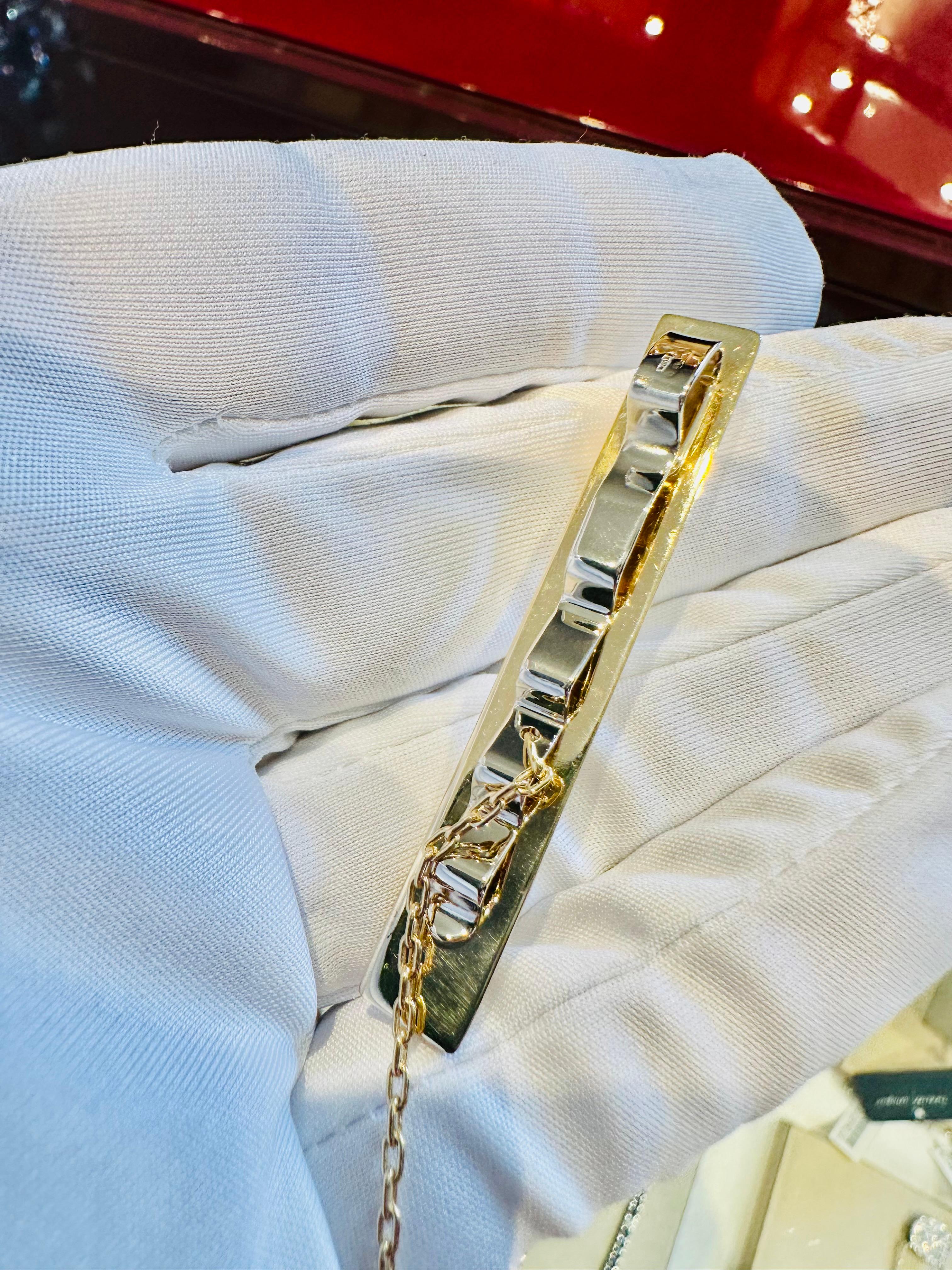 Krawattennadel aus 18kt Gold - Elegance im Angebot 4