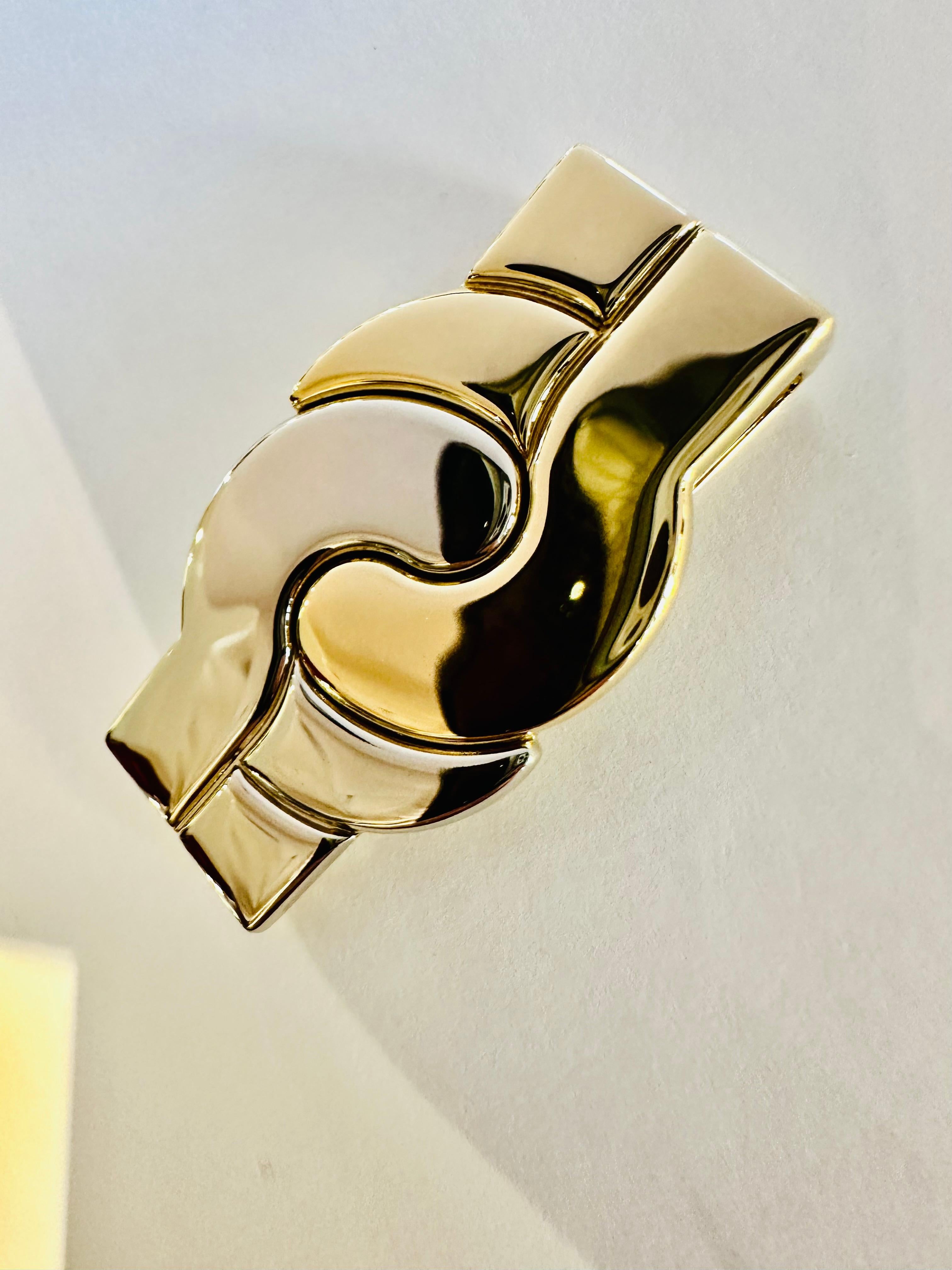 Ferma Soldi Chimento in Oro Giallo, Bianco - L’eleganza del Lusso Italiano For Sale 4