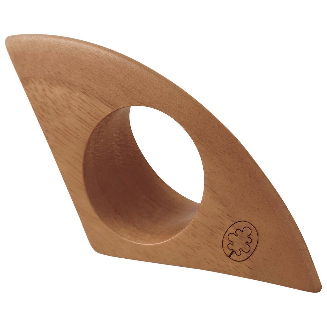 For Sale: Brown (Walnut) Fermapagine Wooden Bookmark by Bottega Ghianda