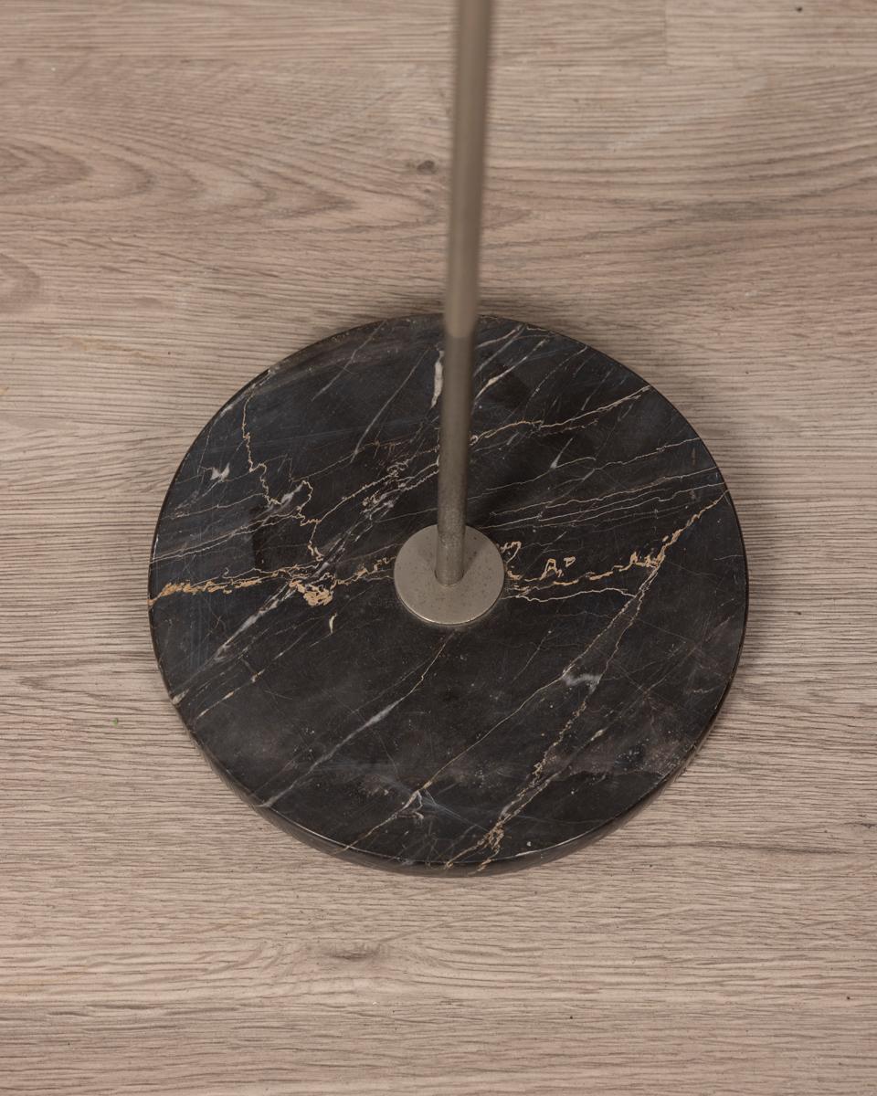 Metal Vintage 50's doorstop in marble and metal Italian design For Sale