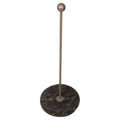 Vintage 50's doorstop in marble and metal Italian design