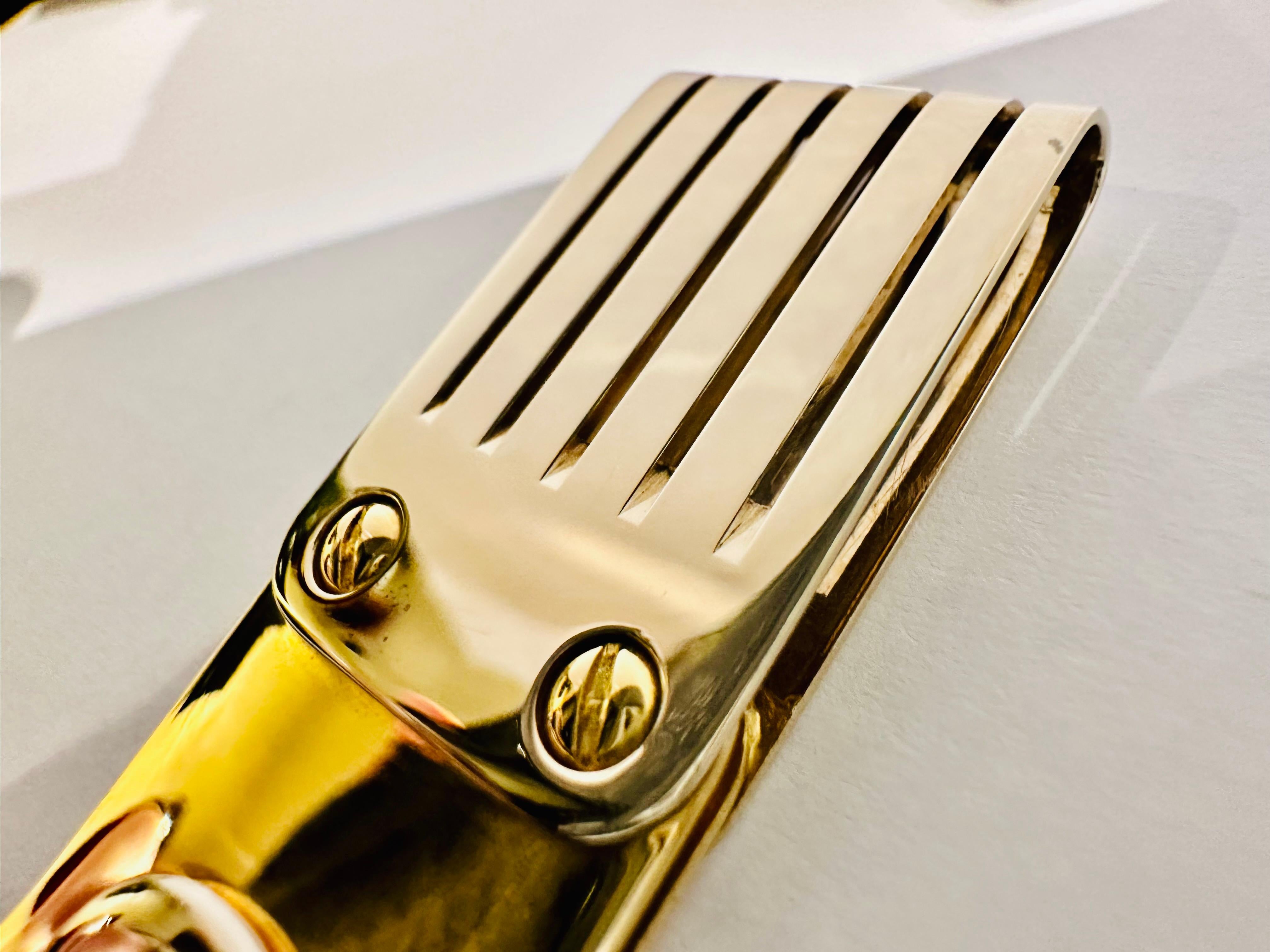 Baraka 18kt Gelb- und Weißgold Geldklammer Exklusivität - Moneyclip im Angebot 2