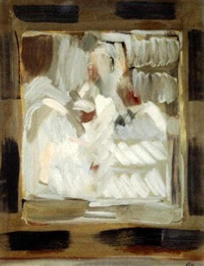 Infanta - Estudio número 6, pintura de 1960 de Fermín Aguayo según Velázquez en venta 2