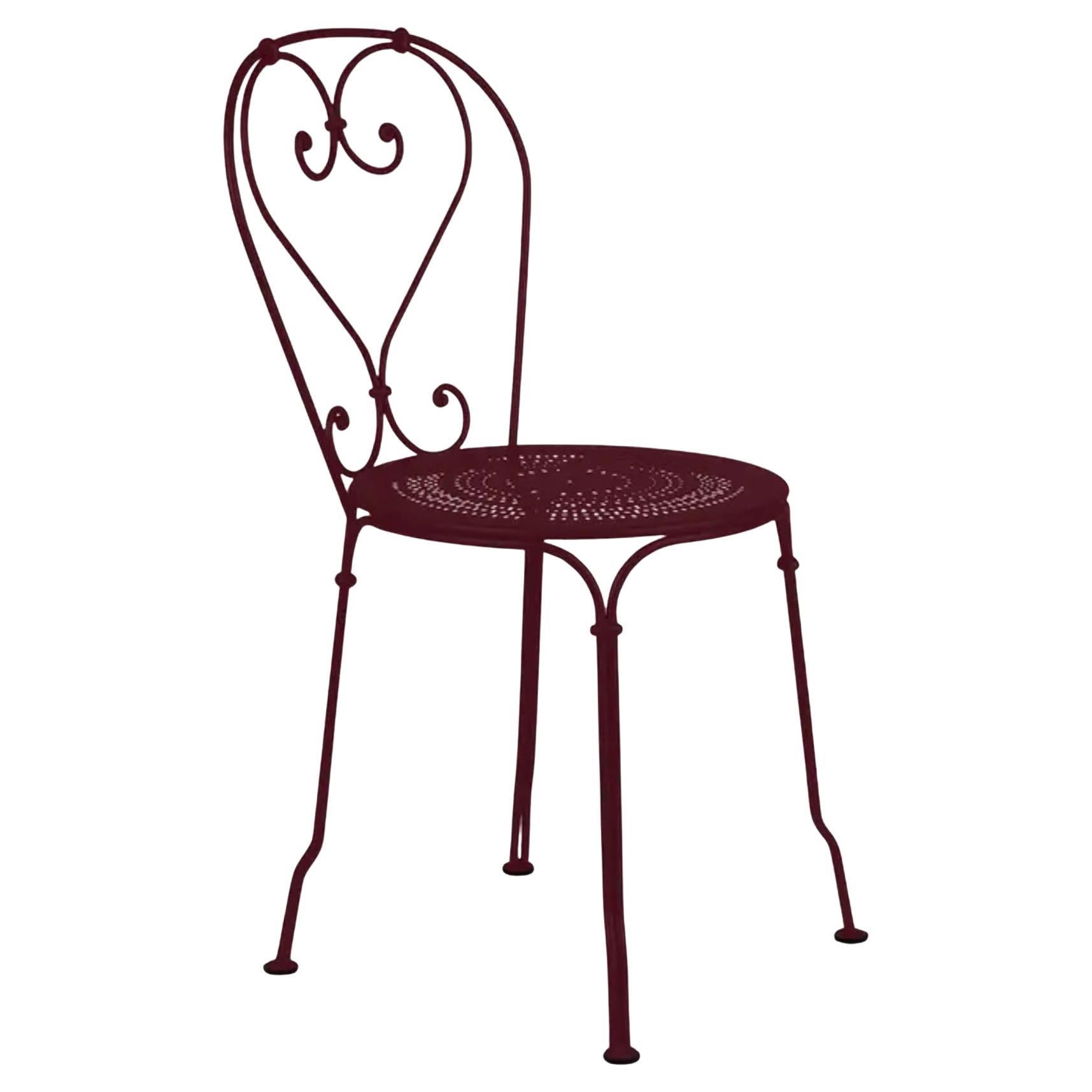 Fermob - Chaise 1900 - Cerisier noir - Ensemble de 2 chaises