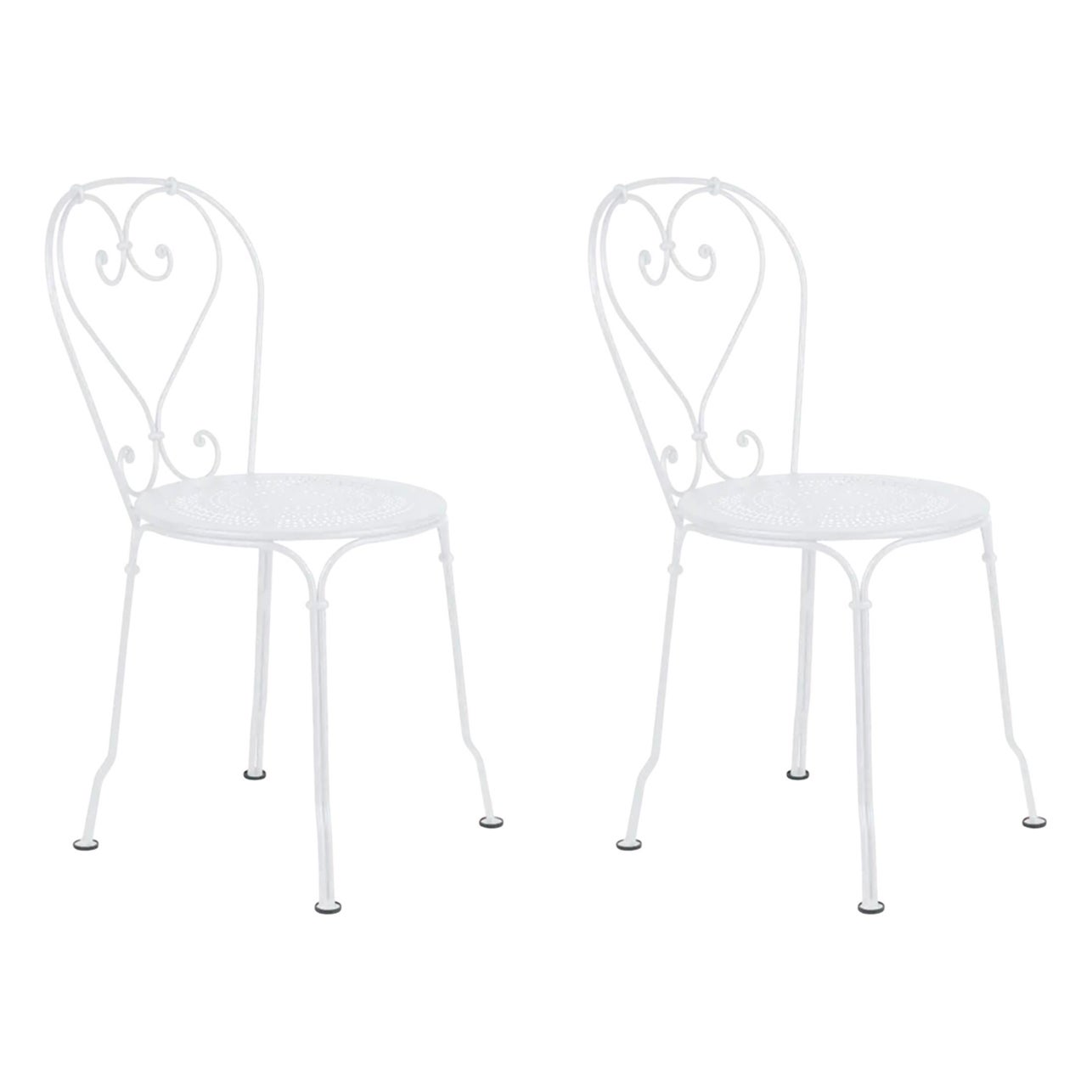 Fermob - 1900 Chair - Cotton White - Lot de 2 chaises