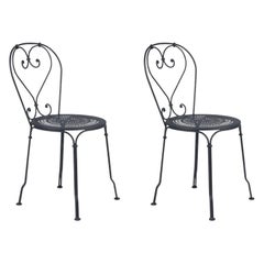 Fermob - 1900 Chair -  Liquorice - Set of 2 chairs