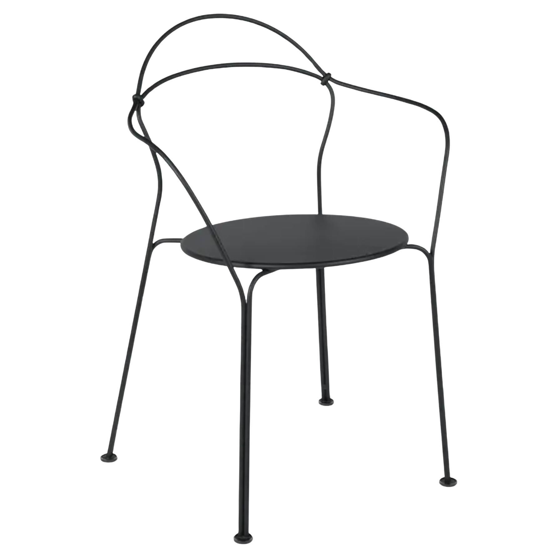 Fermob – Airloop Armchair - Anthracite - Set of 2 chairs