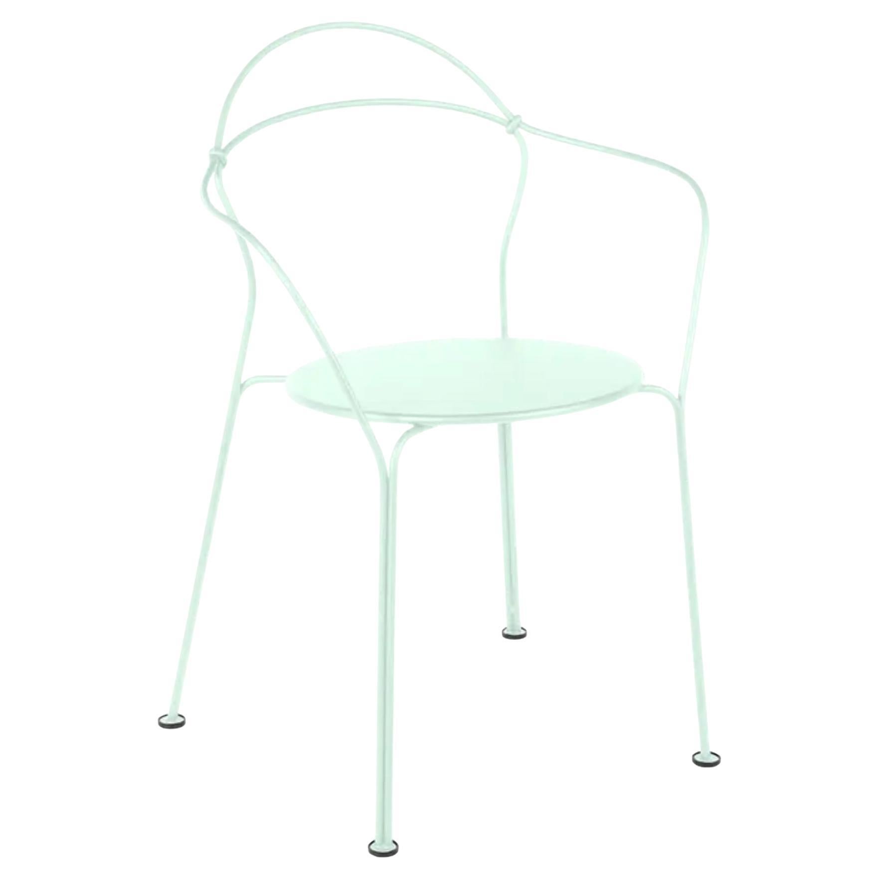 Fermob - Airloop Armchair -  Ice Mint - Set of 2 chairs For Sale