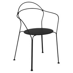 Fermob – Airloop Armchair - Liquorice - Set of 2 chairs