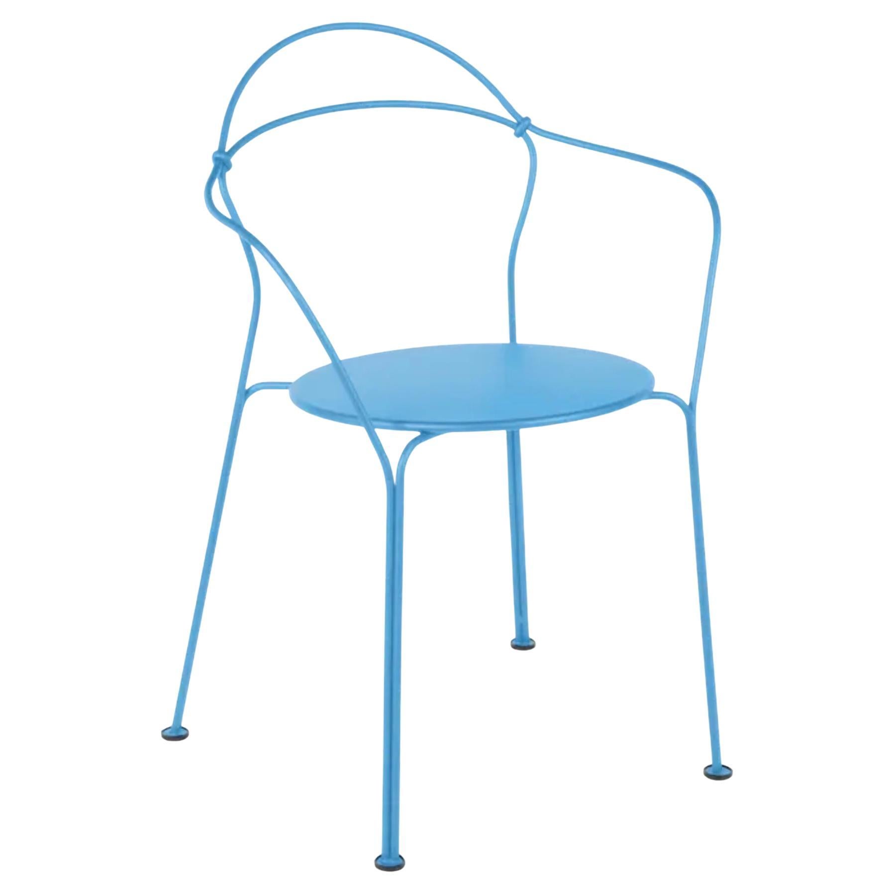 Fermob – Airloop Armchair - Maya Blue - Set of 2 chairs