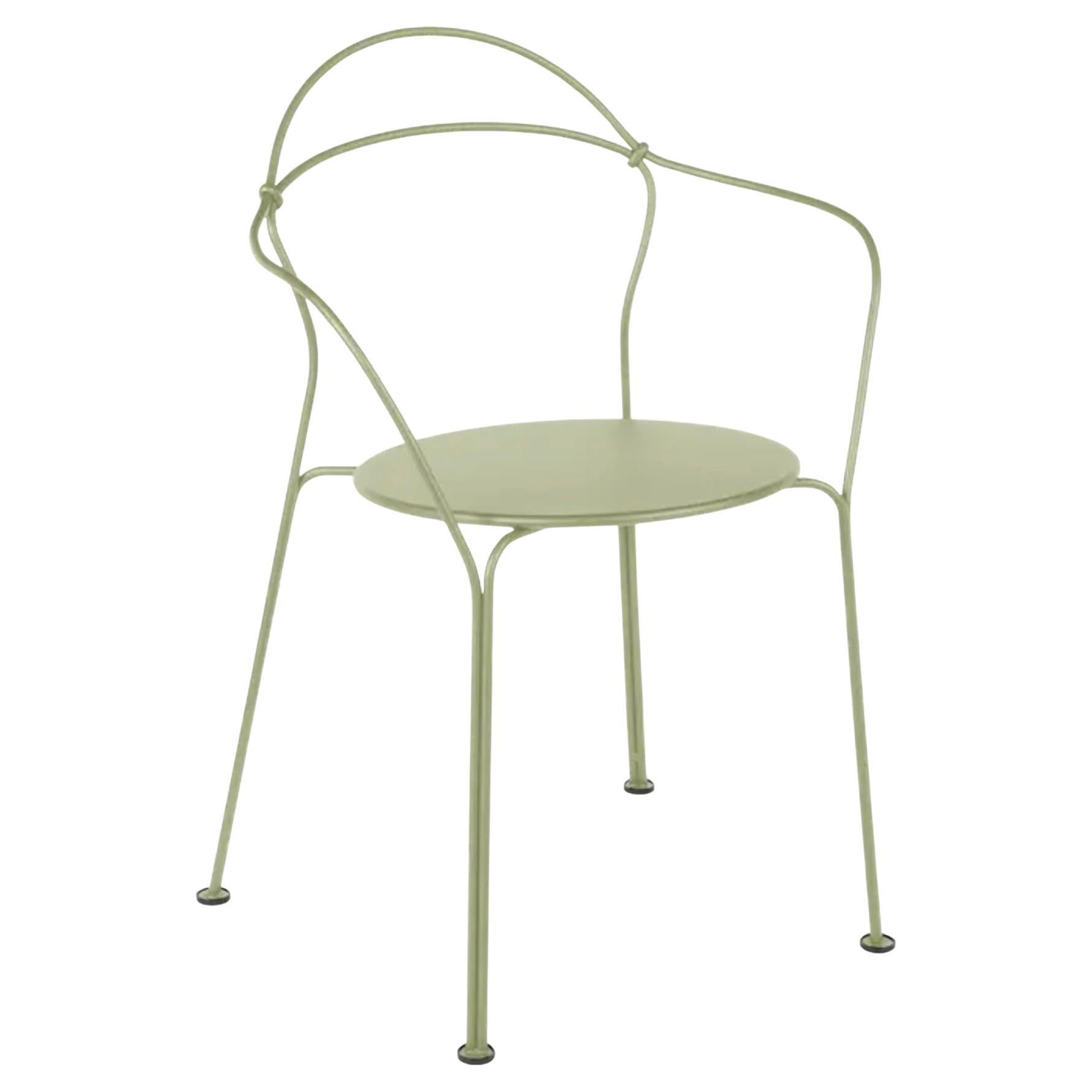 Fermob – Airloop Armchair - Willow Green - Set of 2 chairs