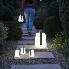 Fermob - BALAD² Tragbare Lampe H 38 cm (15 inch) - Clay Grey - Set mit 3 Lampen