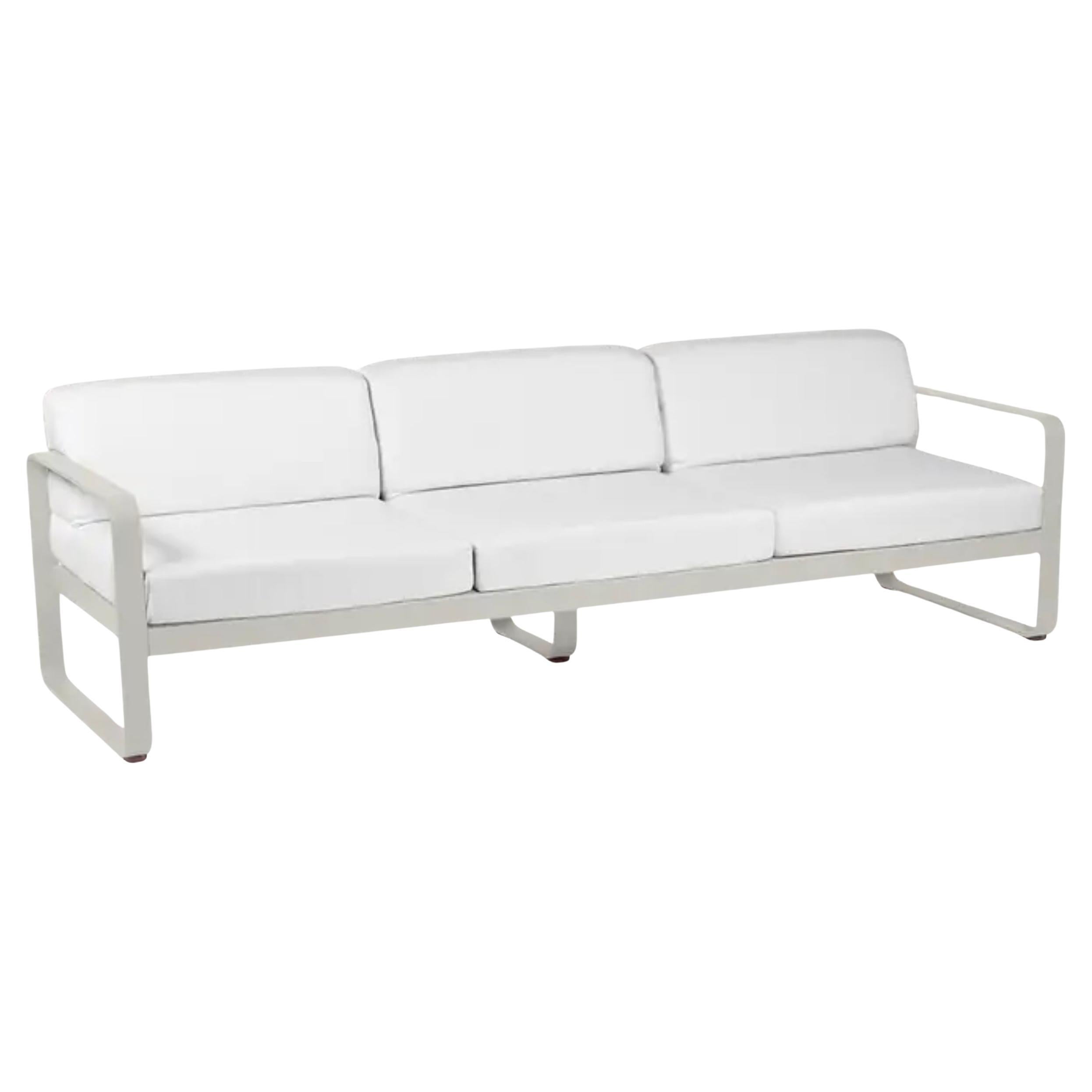 Fermob – BELLEVIE 3-Seater Sofa - Clay Grey