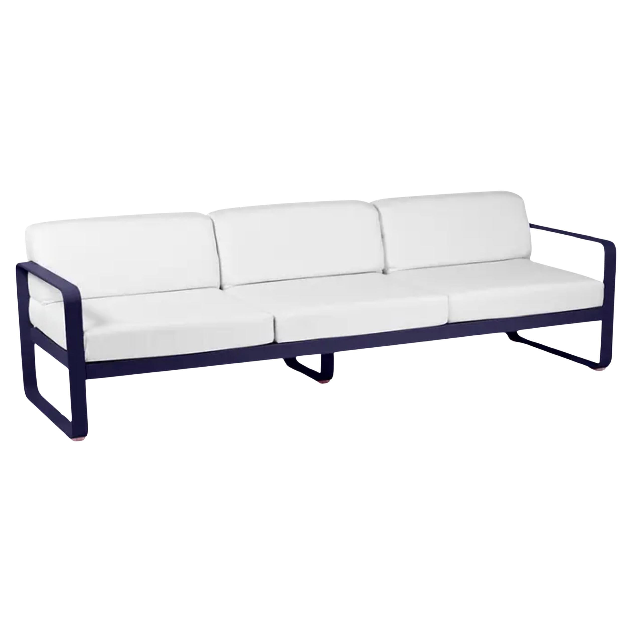 Fermob - BELLEVIE 3-Seater Sofa - Deep blue