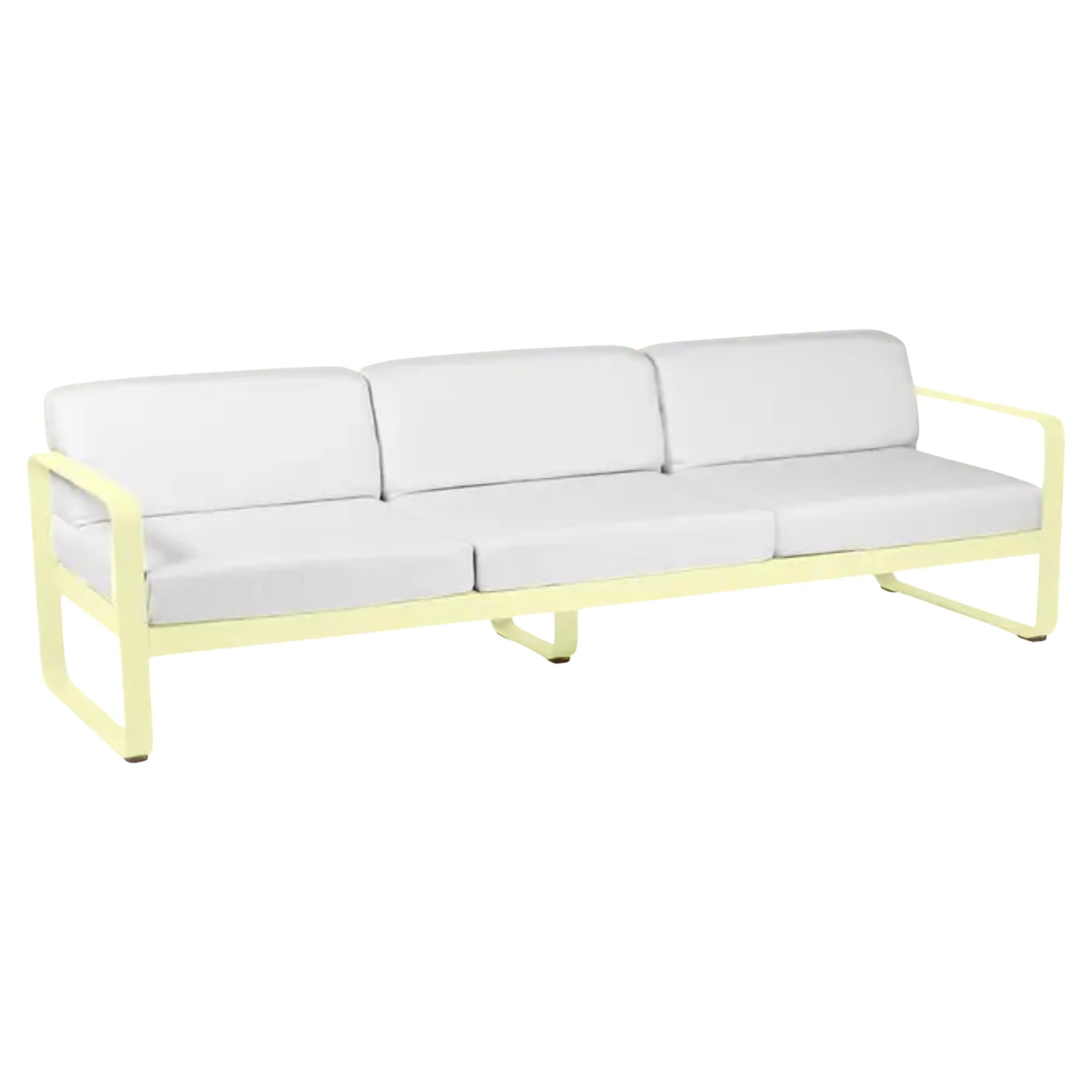 Fermob - BELLEVIE 3-Seater Sofa - Frosted Lemon
