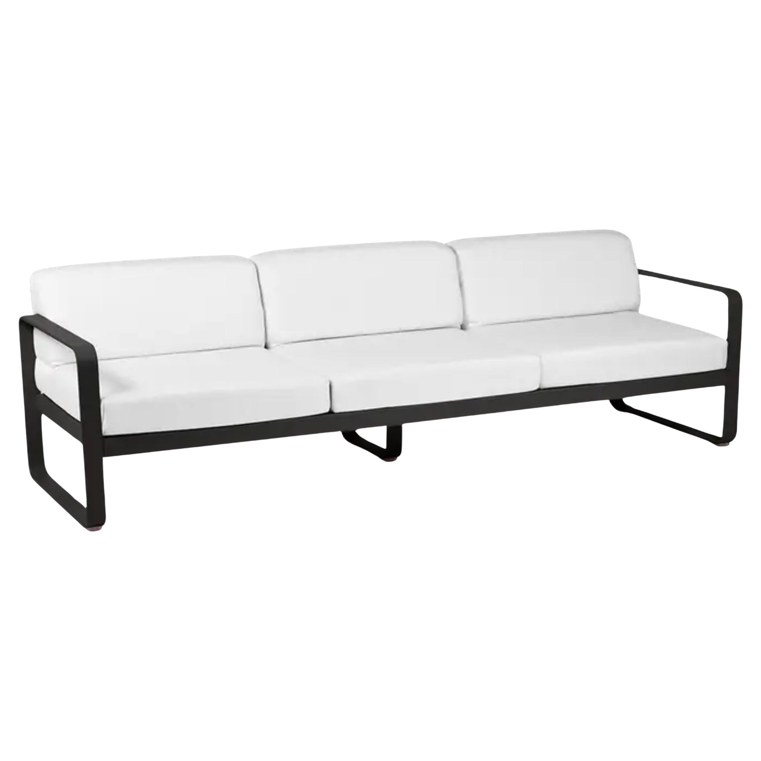 Fermob - BELLEVIE 3-Seater Sofa - Liquorice