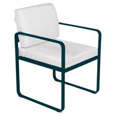 Fermob - Bellevie Dining Armchair (Chaise avec accoudoirs) - Acapulco Blue