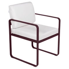 Fermob – Bellevie Dining Armchair (Chair with arms) - Black Cherry
