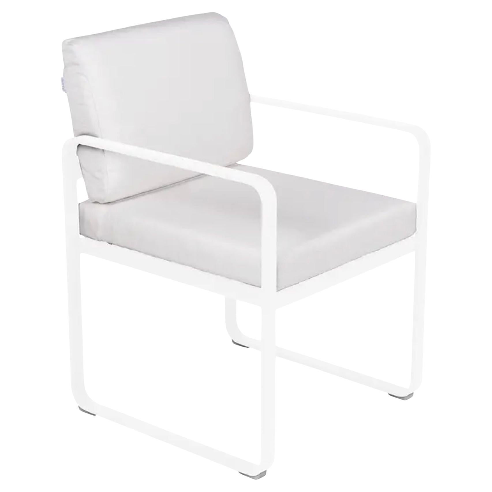 Fermob - Bellevie Sillón de comedor (Silla con brazos) - Algodón Blanco