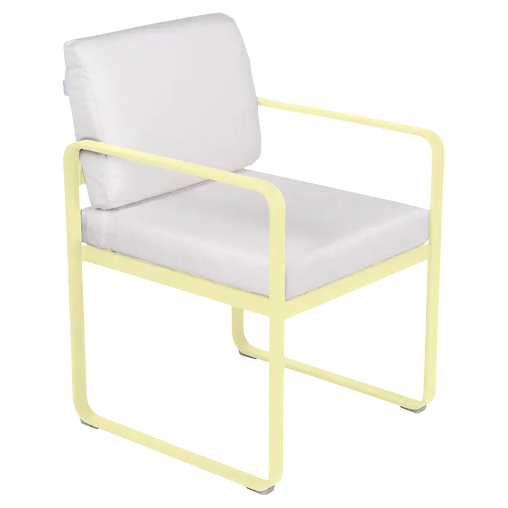 Fermob - Bellevie Dining Armchair (Chair with arms) -  Frosted Lemon