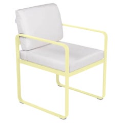 Fermob – Bellevie Dining Armchair (Chair with arms) - Frosted Lemon