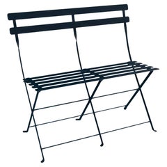 Fermob - Bistro 2-Seater Bench - Deep blue Fermob - Bistro 2-Seater Bench - Deep blue