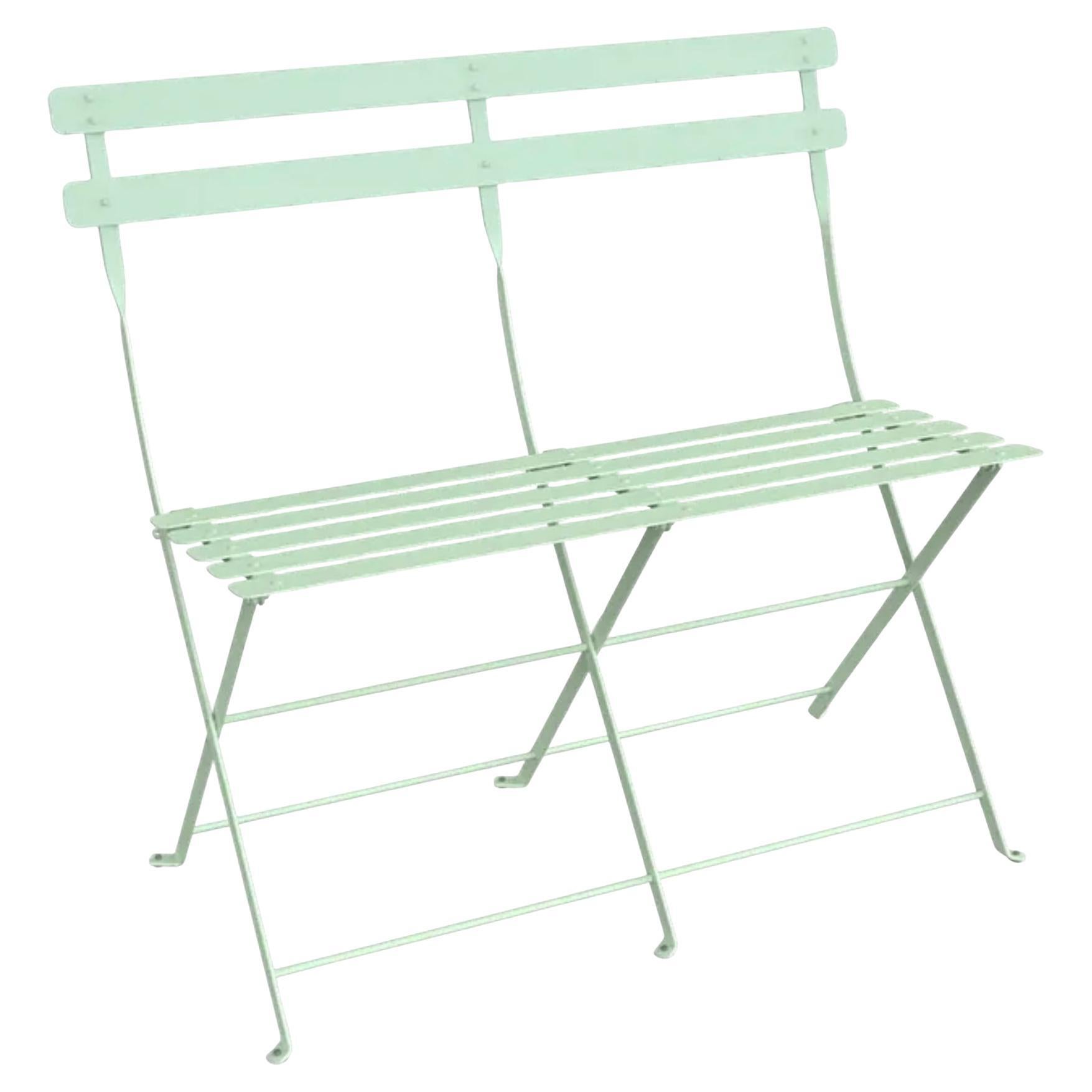 Fermob – Bistro 2-Seater Bench - Ice Mint in vendita