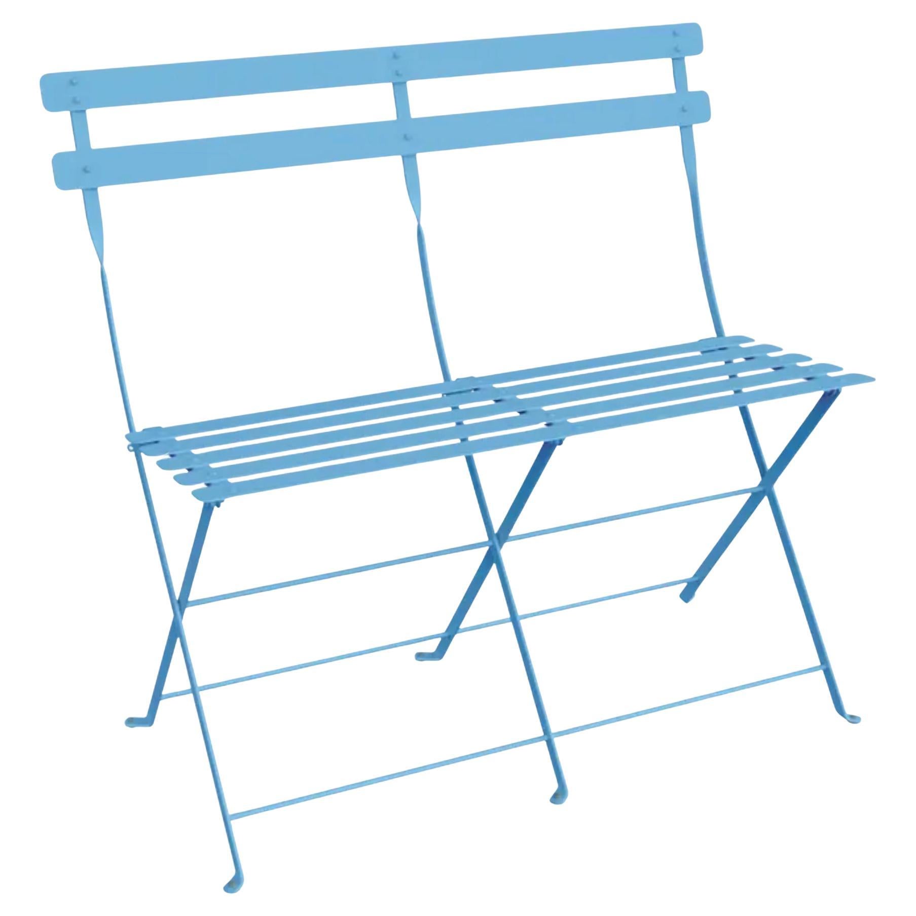 Fermob – Bistro 2-Seater Bench - Maya Blue