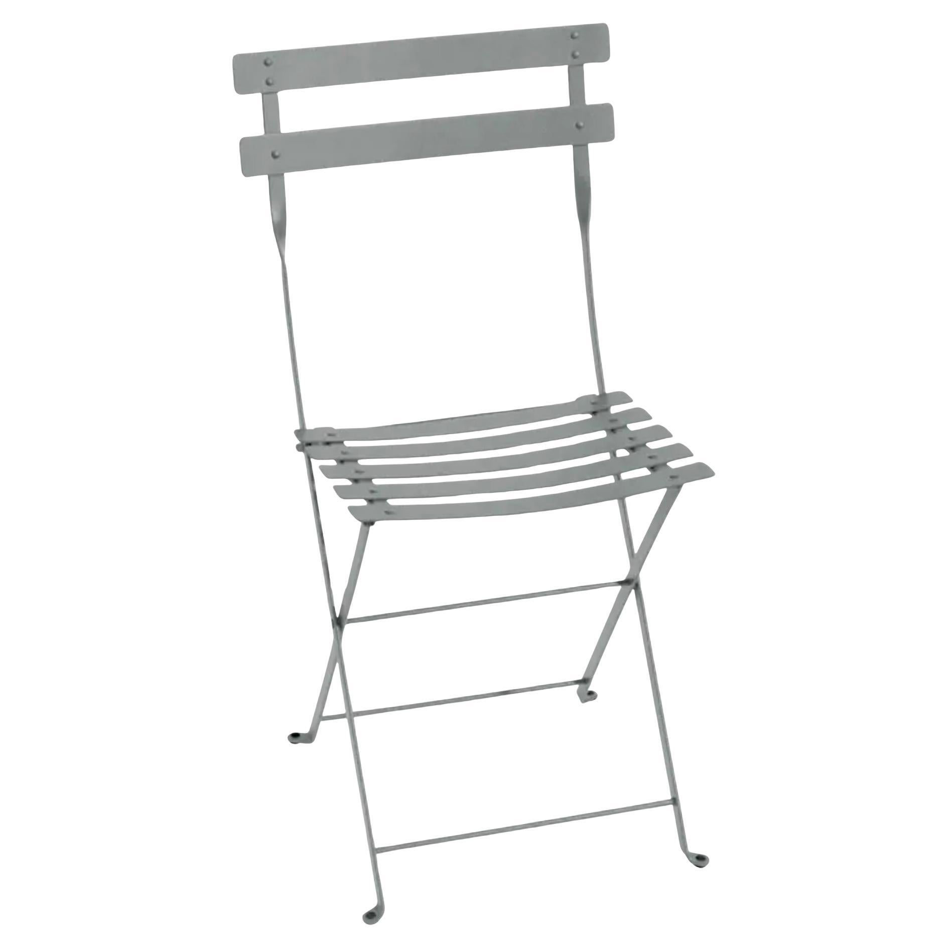 Fermob - Silla de metal BISTRO - Lapilli Gris - Lote de 2 sillas