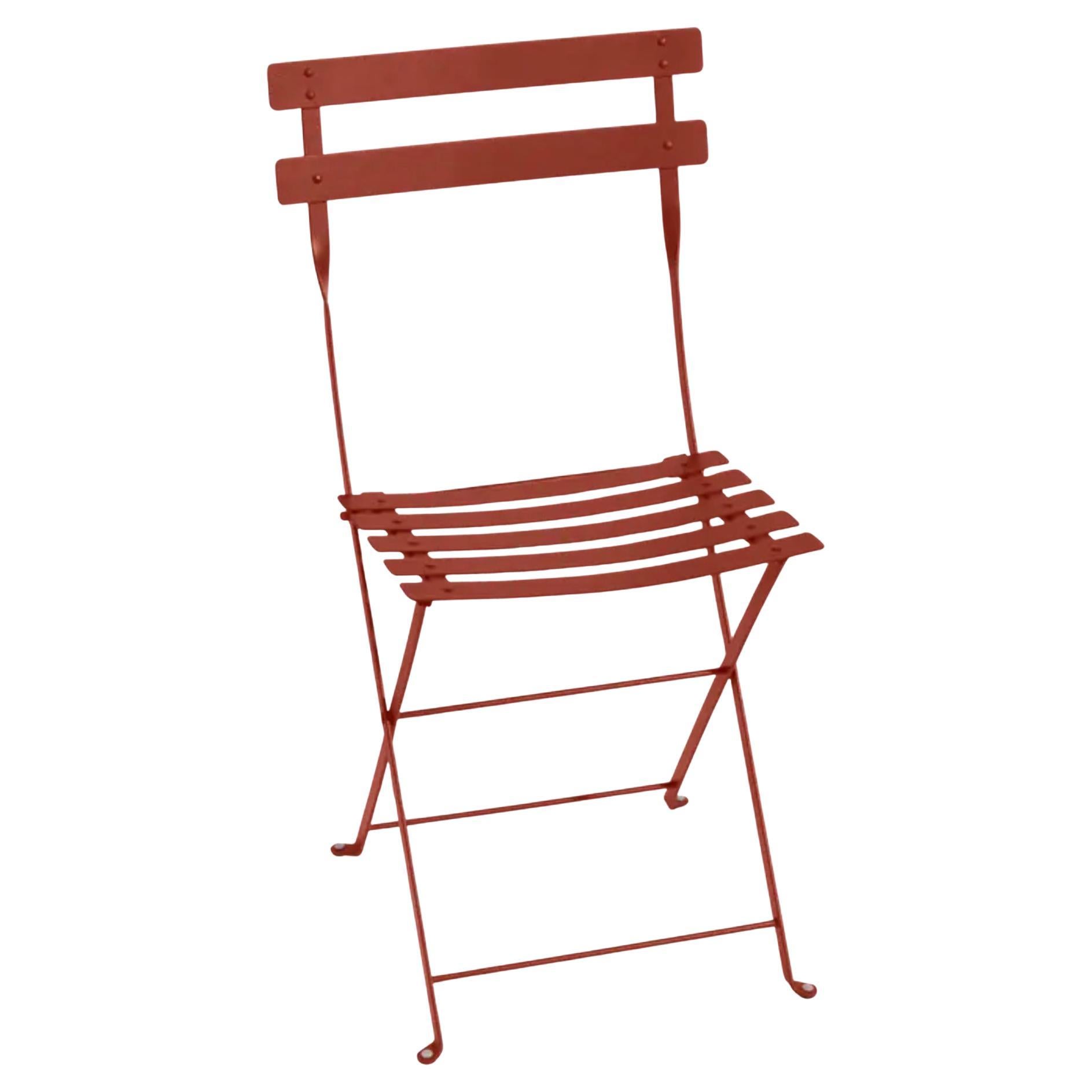 Fermob - Chaise en métal BISTRO - Ocre rouge - Lot de 2 chaises